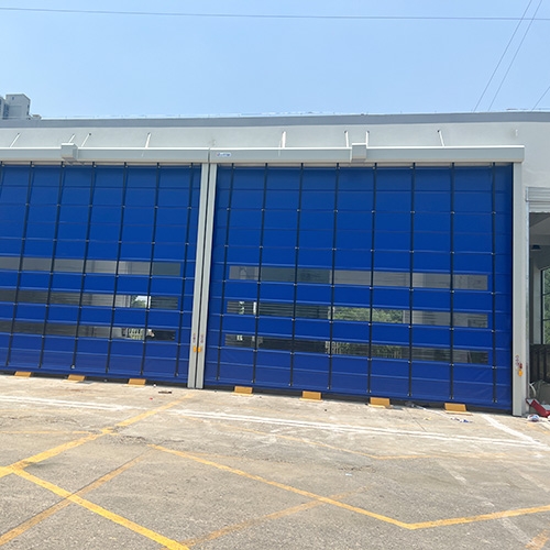 垃圾卸料口堆积门