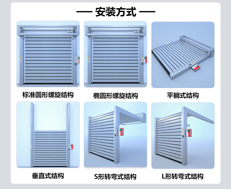 硬质快速门安装方式 硬质快速门安装方式